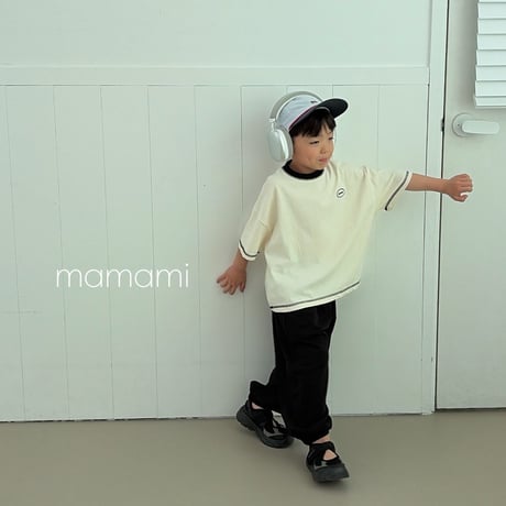 mamami/67. signiture stitch T-shirt XS-XL