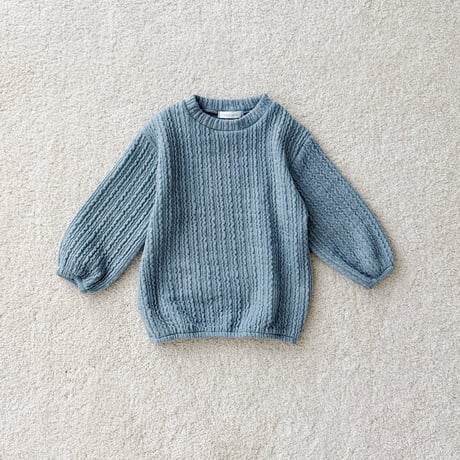 urbanrabbit/71. Cable Long Top & Scarf Set JS-JM