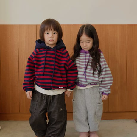 fromi/35. Buddy Striped Hoodie S-XL