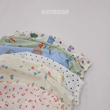 soybean/5. plan ) bongbong bullon pants XS-XL