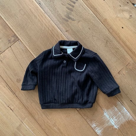 bebeholic/38. Tiny collar T-shirt S(3-6M)-XL(18-24M)