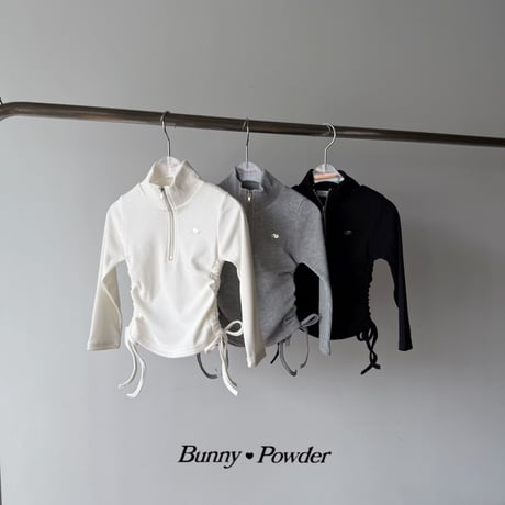 bunnypowder/63. enni half T zipup 2XL-4XL