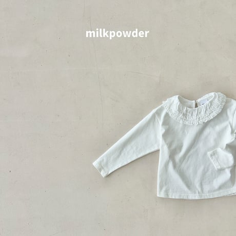 milkpowder/21. collar T-shirt 5-11