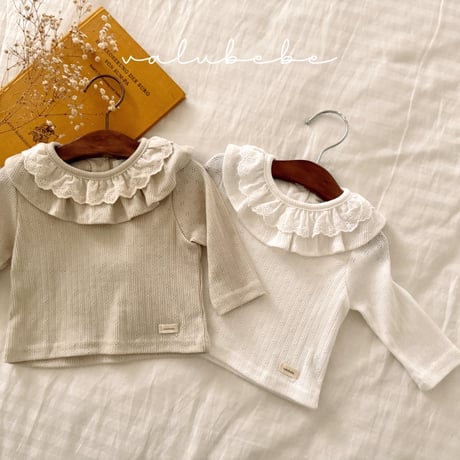 valubebe/82. ive lace fril T-shirt 6M-S