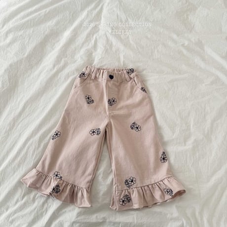 melikey/47. flower embroidery P  XS-XL