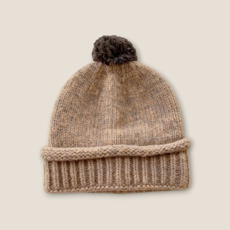 dudie/100. pompom knit hat FREE(48-52CM)