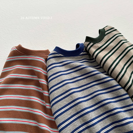 vividi/100. multi two color dangara man-to-man JS-JM