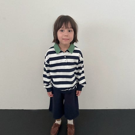 digreen/34. striped collar mtm? S-2XL
