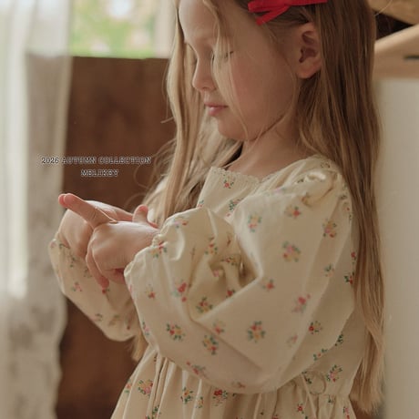 melikey/110. vintage flower one-piece JS-JM