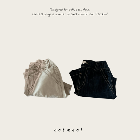 oatmeal/12. every day half pants XS-XL