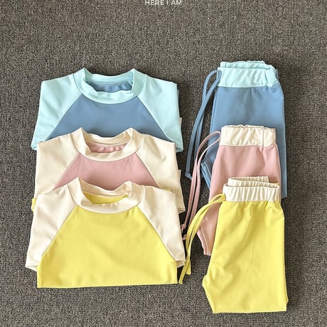 hereiam/26. bunny rashguard set S-XL