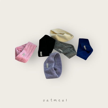 oatmeal/1. terry hairband FREE