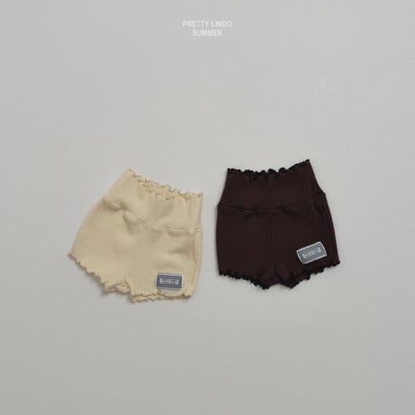 lindo/20. span waffle shorts  XS-XL