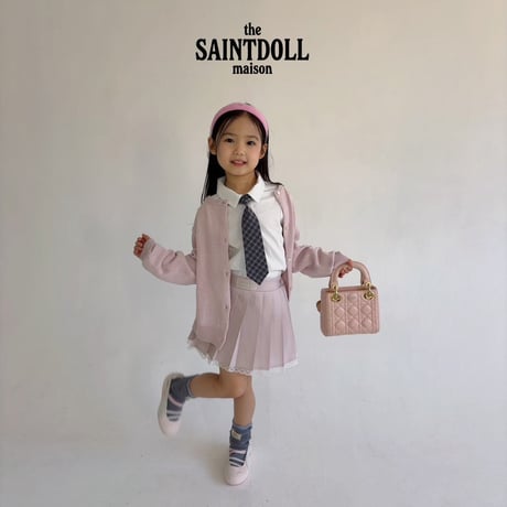 saintdoll/124. plit pleated skirt S-L