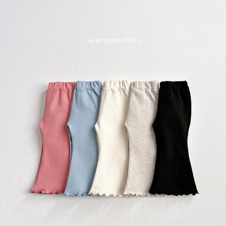 vividi/52. plain span nalrari pants JS-JM