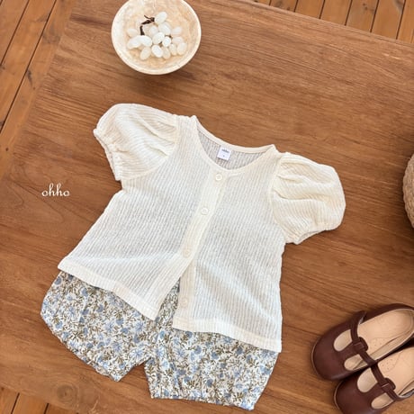 ohho/15. french half t cardigan S-2XL
