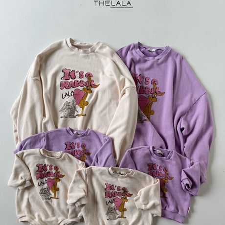 thelala/41. rabbit man-to-man XS-XL