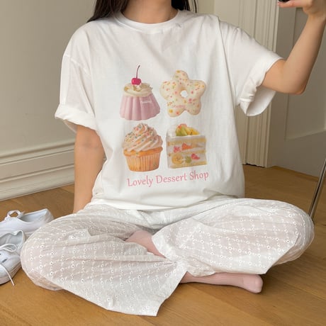 ninibello/131. adult ) jucy sweet half t T-shirt FREE