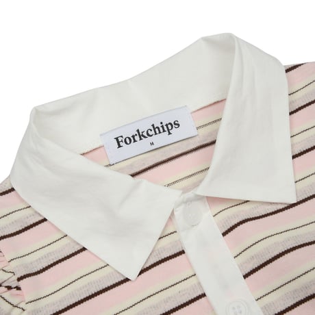 forkchips/57. eve fril shirts collar T-shirt M-XL