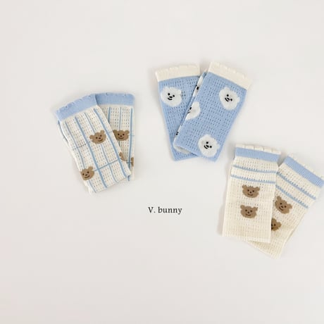 vbunny/29. cloud flower socks set FREE(32CM)