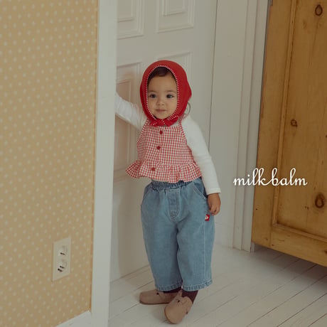 milkbalm/1. candy check bustier XS-XL