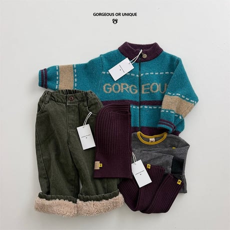 gou/71. block T-shirt XS(2-3Y)-XL(6-7Y)