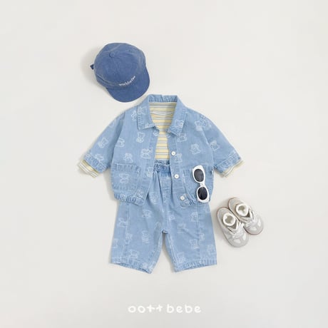 oottbebe/66. bear jacket XS(1-2Y)-XL(6-7Y)