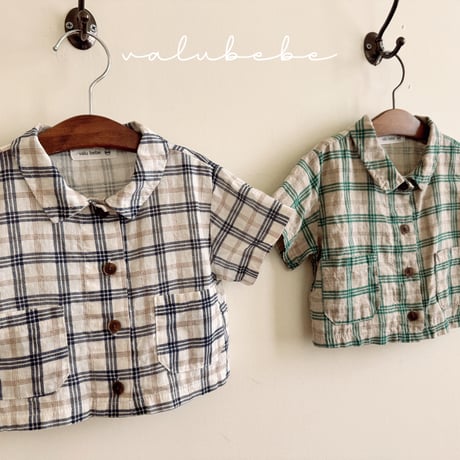valubebe/38. jay check shirt 6M-S