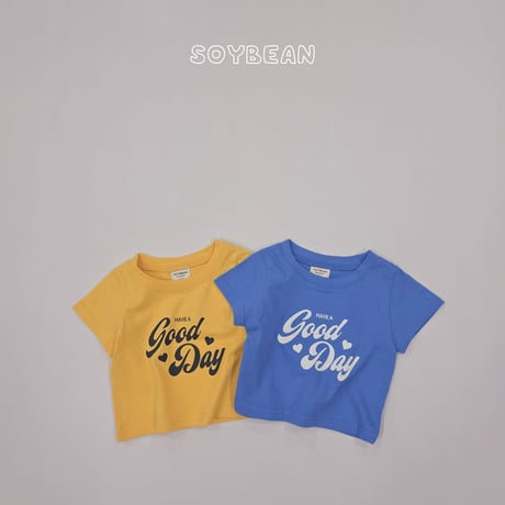 soybean/92. plan ) good day semmi crop half t T-shirt XS-XL