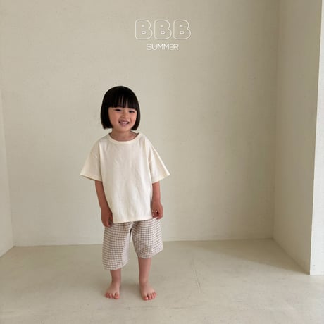 bellabambina/106. 26 summer bangbang plain T-shirt 12M-XL