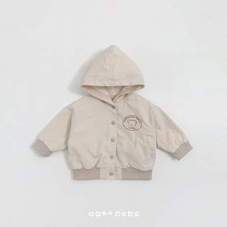 oottbebe/59. teddy hood windbreaker XS(1-2Y)-XL(6-7Y)