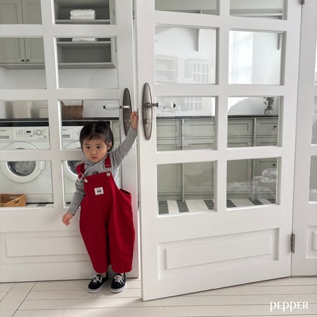 pepper/11. cherry overalls  XS-XL