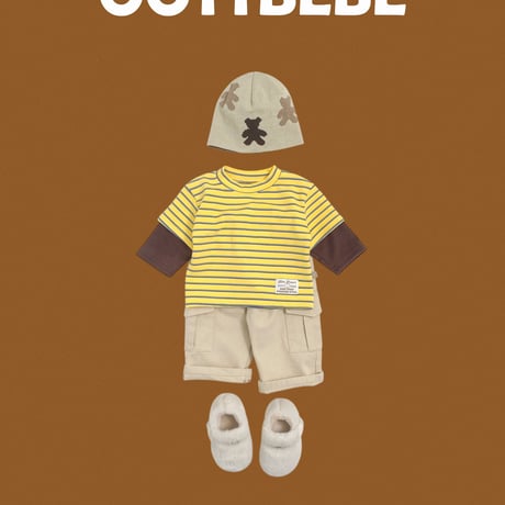 oottbebe/33. bear ( vintage beanie S(1-3Y)-M(4-6Y)