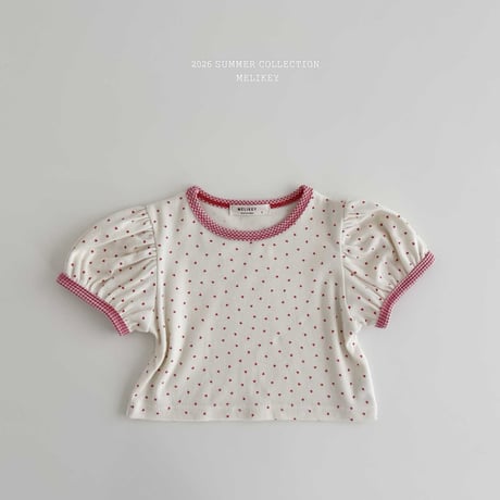 melikey/38. mini heart puff T-shirt JS-JM