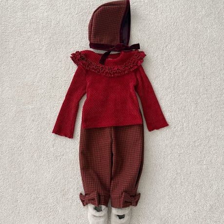 urbanrabbit/19. Ribbon Check Pants JS-JM