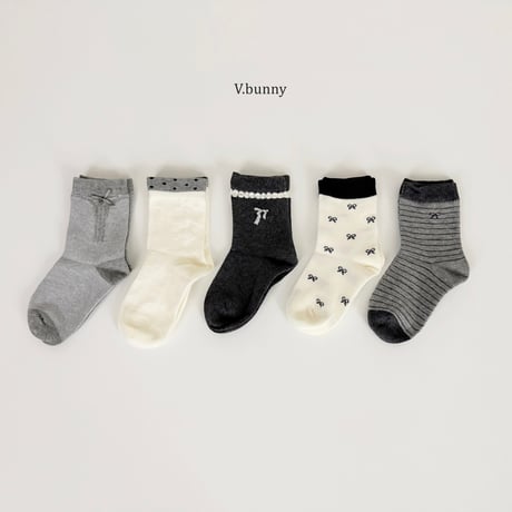 vbunny/55. riri socks set M(130-150)-XL(180-210)
