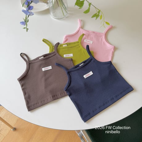 ninibello/8. Vive Ribbed Sleeveless Top XS-XL