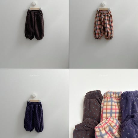 minirobe/5. Fleece jogger pants S-XL