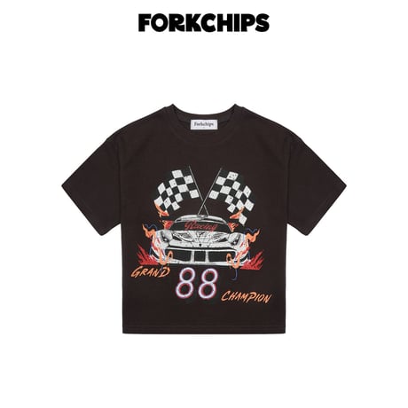 forkchips/73. racing T-shirt M-XL