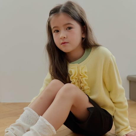 urbanrabbit/39. Frill Layered Knit Set S-XL