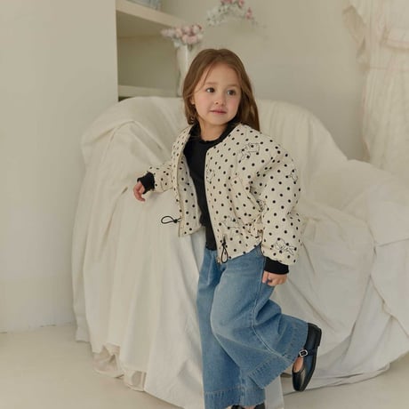 melikey/105. rabbit shirring bomber jacket JS-JM