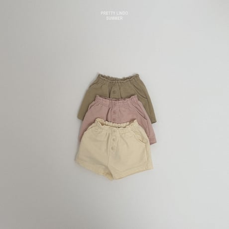 lindo/21. button half pants XS-XL