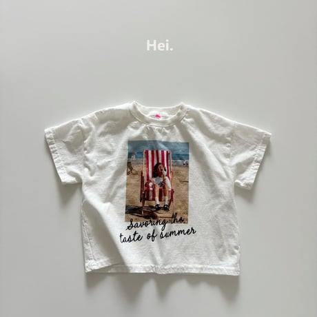 hei/10. beach T-shirt MOM