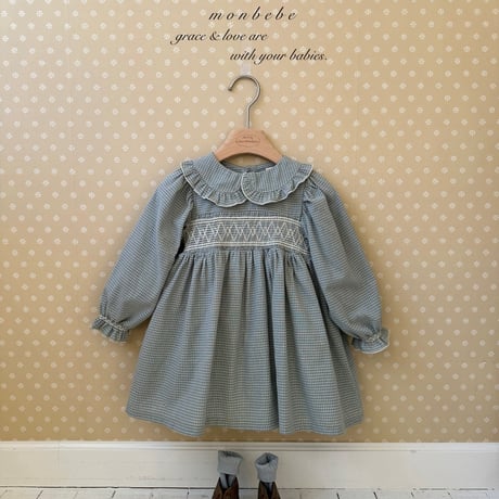 monbebe/24. milla smoke one-piece S(1-2Y)-XL(7-8Y)