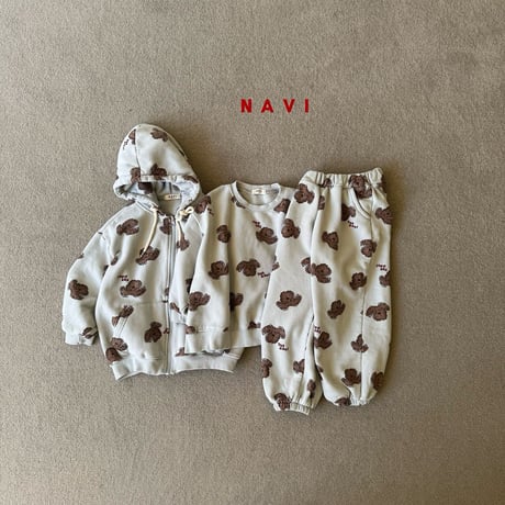 navi/27. pooch hood zipup S-XL