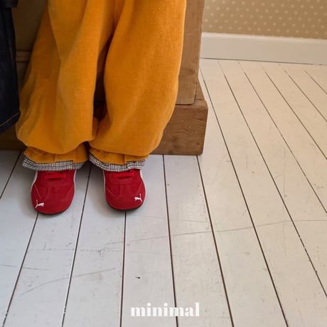 minimal/13. terry checker pants S-XL