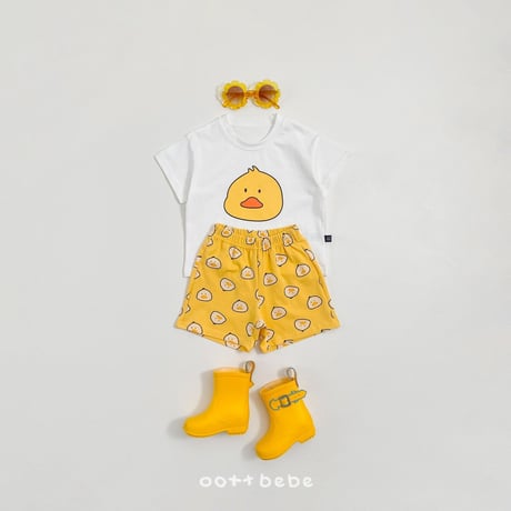 oottbebe/44. happy friends ( kids ) T-shirt XS(1-2Y)-XL(6-7Y)