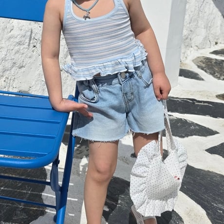 ellymolly/255. denim flap pocket pants 13-15