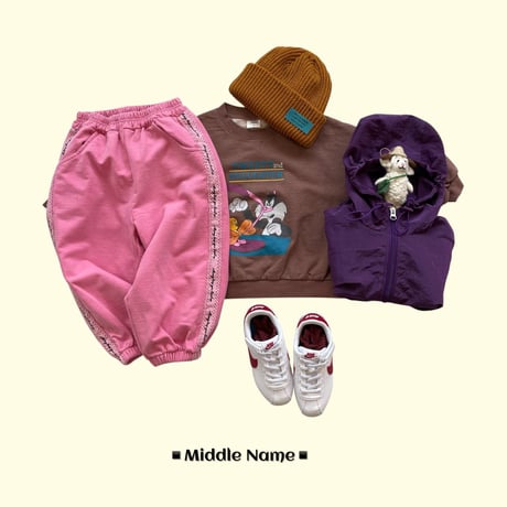 middlename/45. tweet man-to-man S-XL