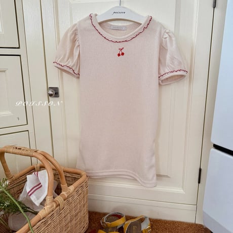 poisson/29. cherry puff one-piece S-XL